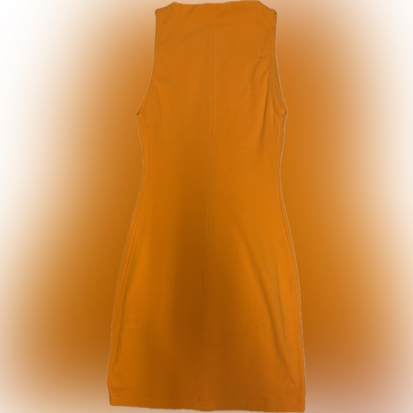 Zara Vibrant Orange Mini Dress | Sz S - Picture 2 of 3
